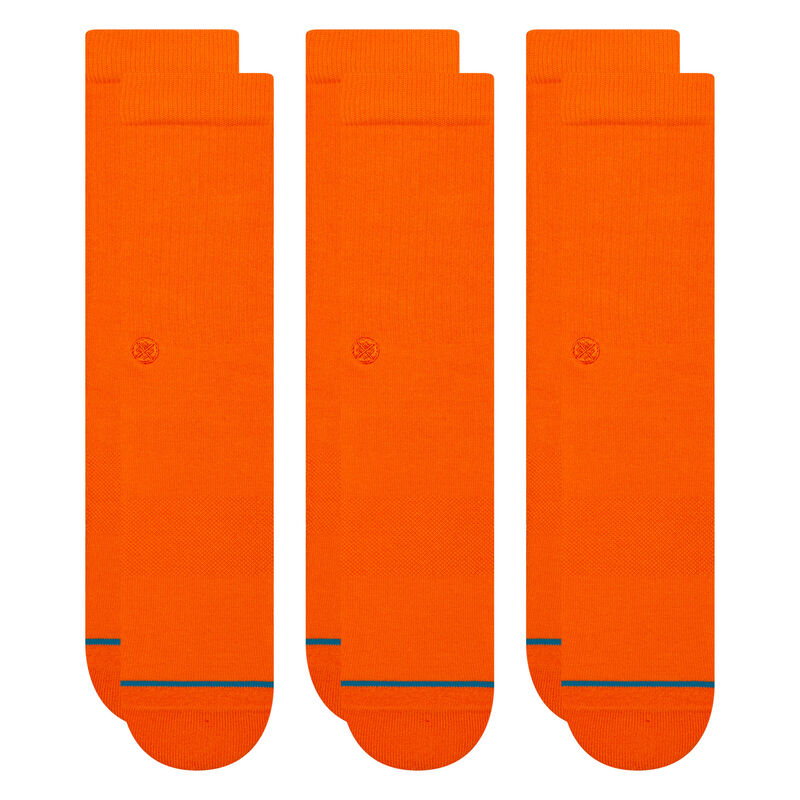 Stance Icon Crew Socken 3Er Pack Orange