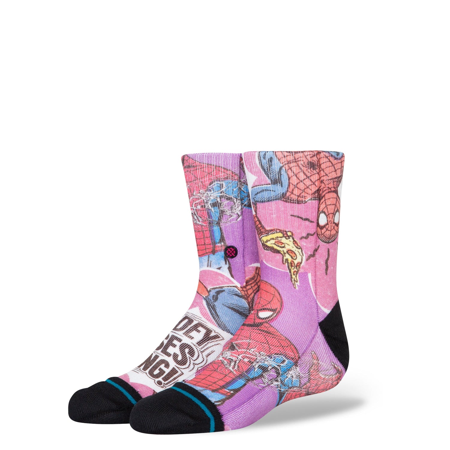 Stance Spidey Senses Crew Socken Für Kinder Magenta