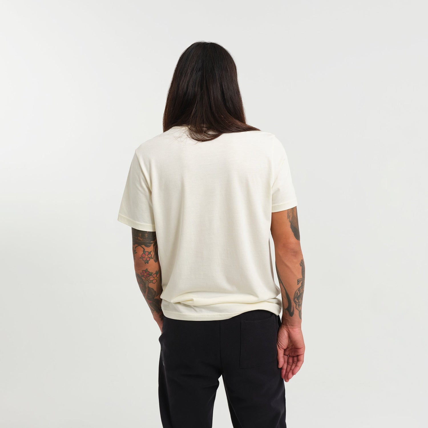 Stance Butter Blend T-Shirt Creme |model