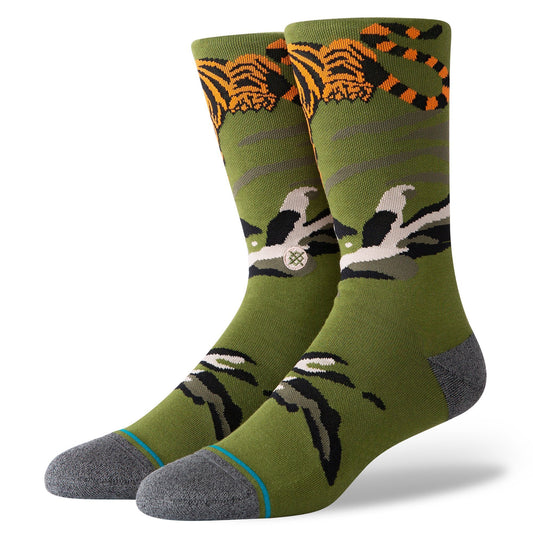 Stance Socks BIG CAT CREW Grün