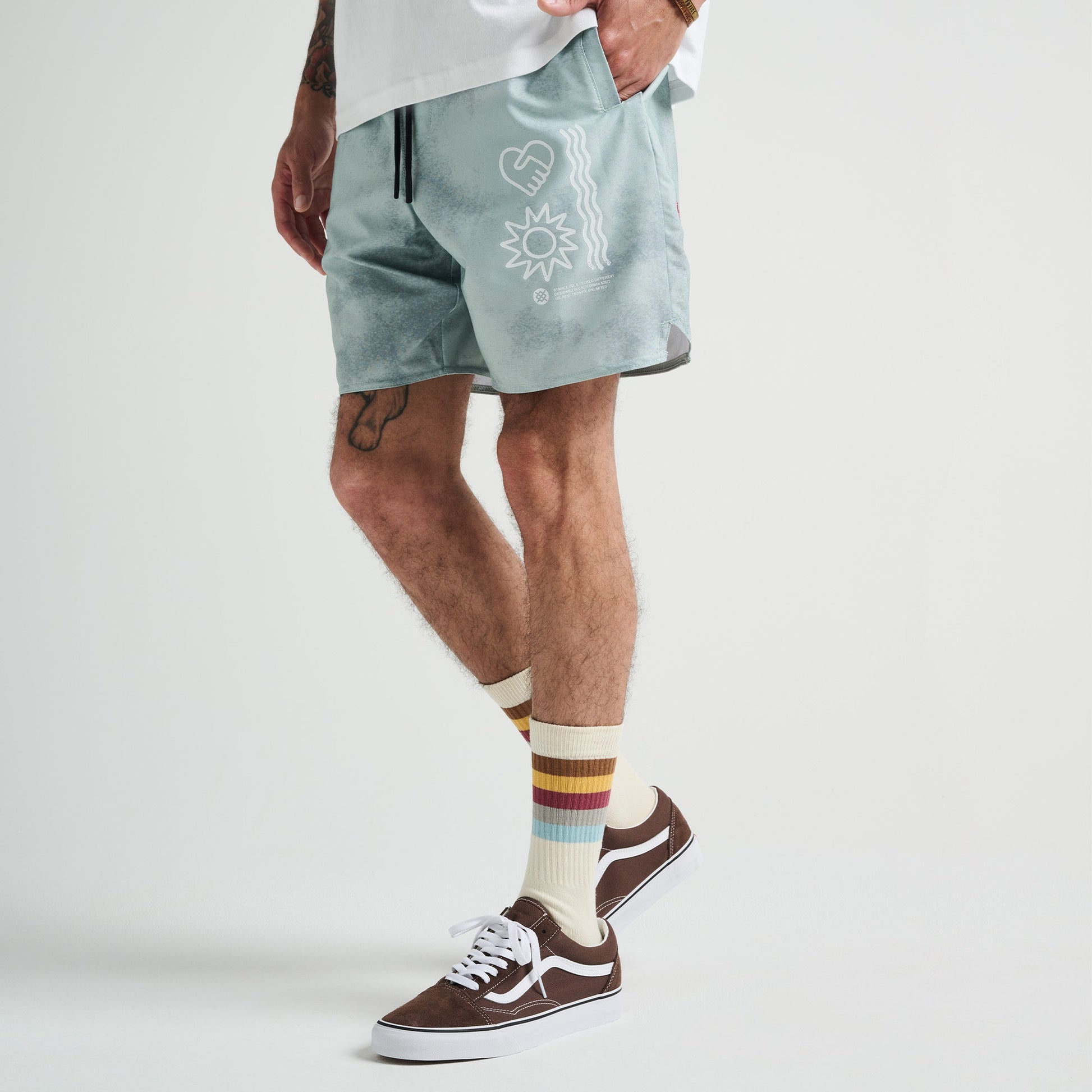 Stance Complex Shorts Blue Fade |model