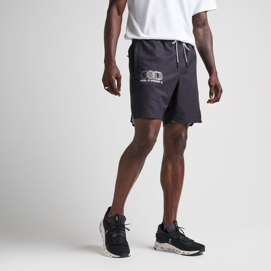 Stance Complex Athletic Shorts Schwarz/Schwarz |model