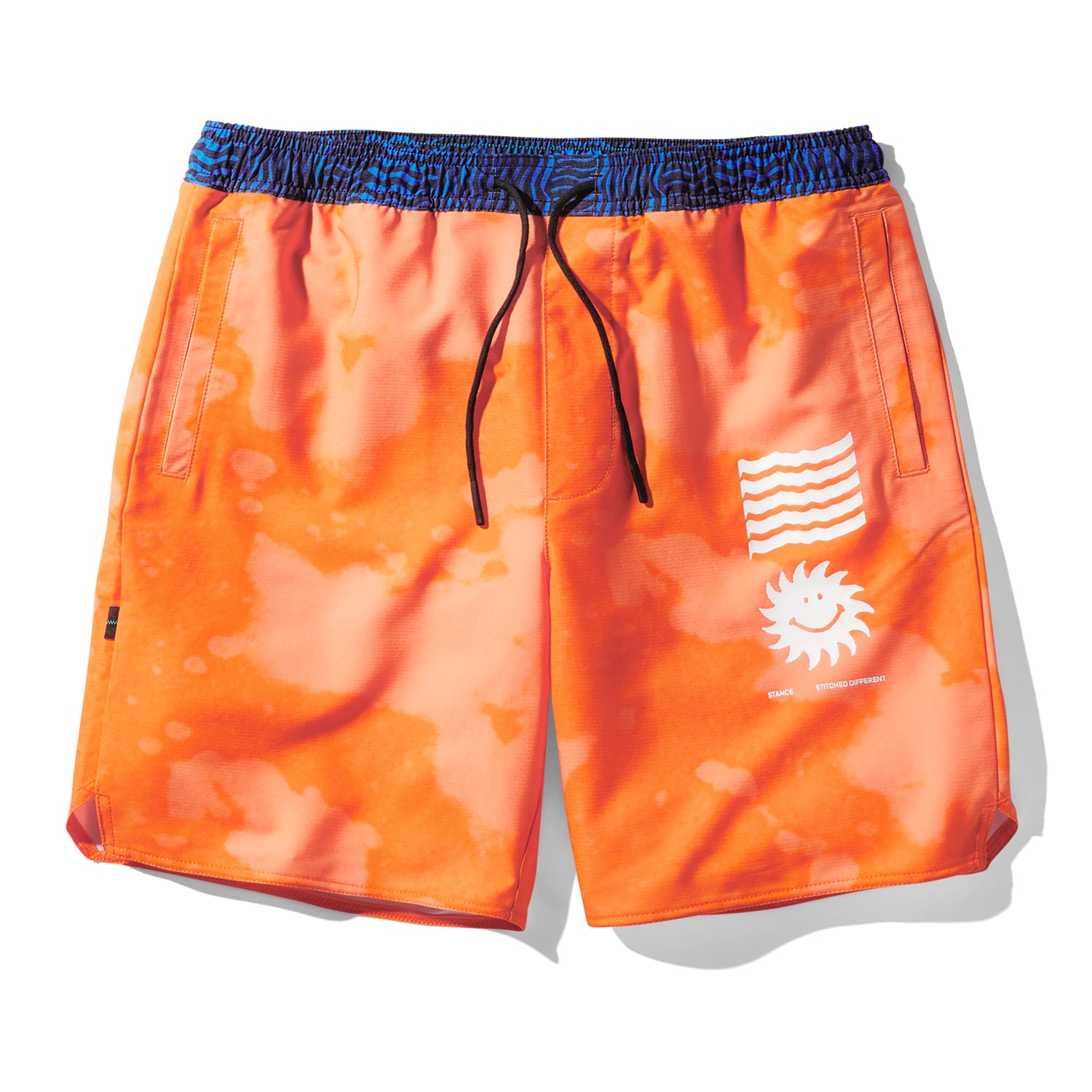 Stance Complex Athletic Shorts Orange