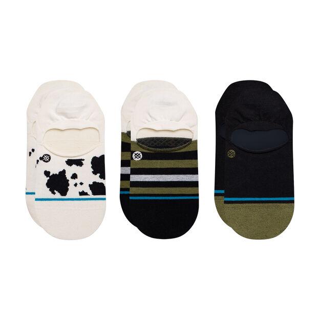 Stance COW FUZZ 3ER-PACK Mehrfarbig