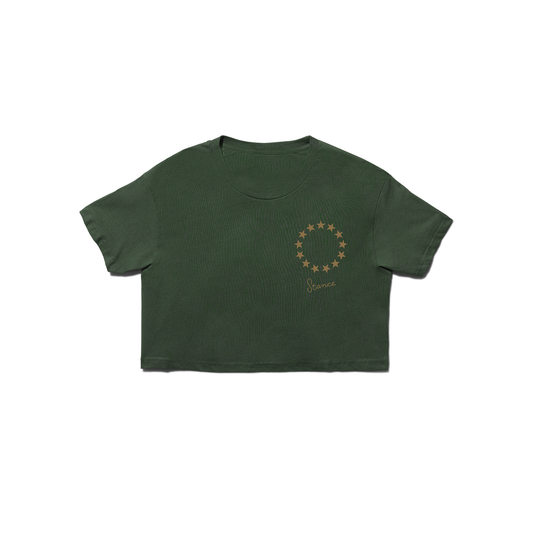 Stance Betsy Crop T-Shirt Pine