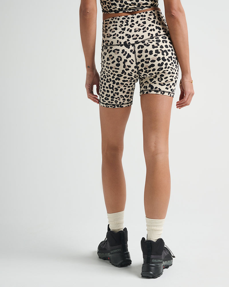 Stance Happenings Bike Shorts Fur Damen Leopard