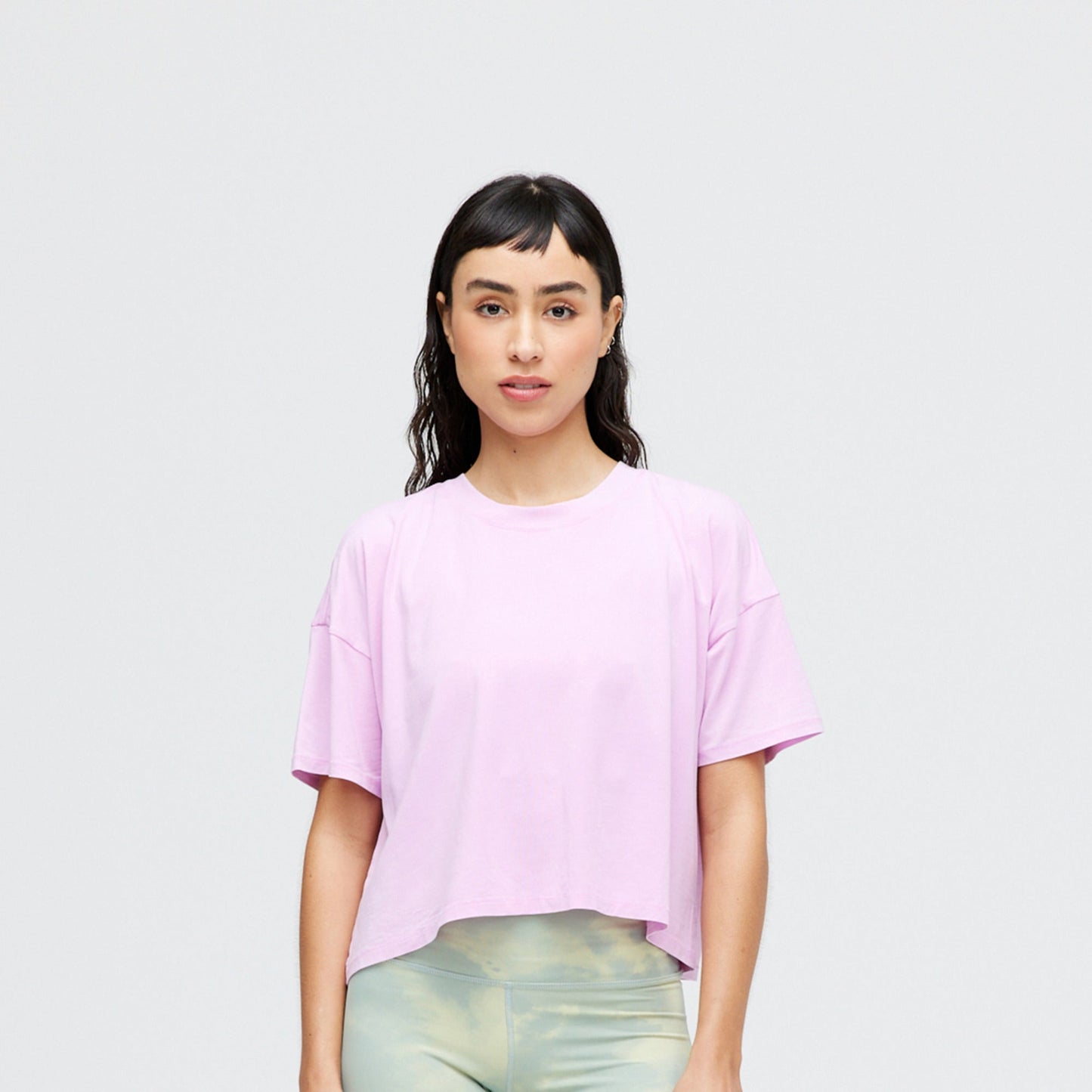 Stance Lay Low Kastiges T-Shirt Für Damen Lilac Ice |model